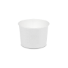 Контейнер бумажный 300мл Round Bowl белый с картонной крышкой /30/600