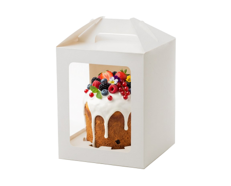Коробка для пряничного домика 160х160х200 белая