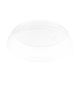 Контейнер бумажный 1000мл Round Bowl крафт d=150мм с КУПОЛЬНОЙ крышкой /45/270