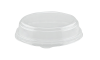 Контейнер бумажный 1000мл Round Bowl крафт d=150мм с КУПОЛЬНОЙ крышкой /45/270