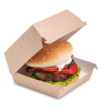 Коробка гамбургер Burger M 108(102)x118(102)х60 крафт /50/300/