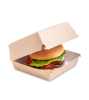 Коробка гамбургер BURGER L 132(123)х142(123)x70 крафт /60/240/