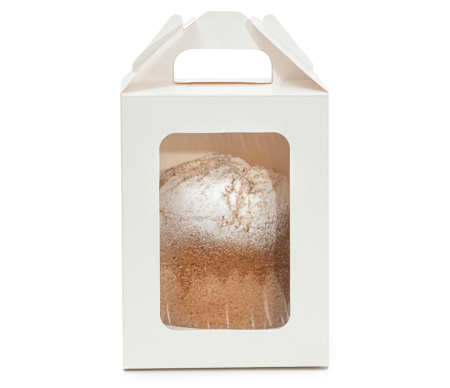 Коробка для пряничного домика 120х120х160 белая