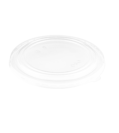 Контейнер бумажный 1300мл Round Bowl крафт d=180 с ПЛОСКОЙ крышкой /35/210