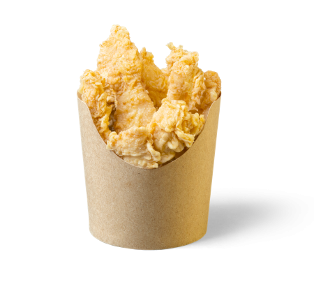 Пакет (коробка) для снеков SNACK BOWL L 108(88)х108 краф /35/525/