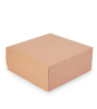 Коробка для кондитерских изделий 255х255х105 CAKE 6000 крафт без окна