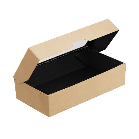 Коробка ONEBOX 1900 мл крафт  (230х160х60) /25/150