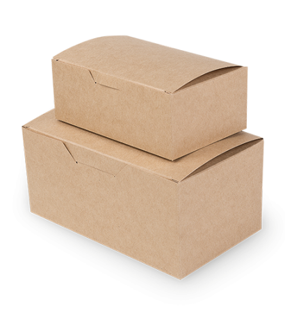 Коробка для еды,нагетсов FAST FOOD BOX L 150х91х70 крафт /25/500/ 