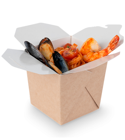 Упаковка под лапшу ECO Noodles XL 700мл крафт /30/360/